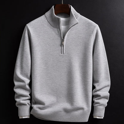 Gentrobe Zipper Neck Pullover Sweater