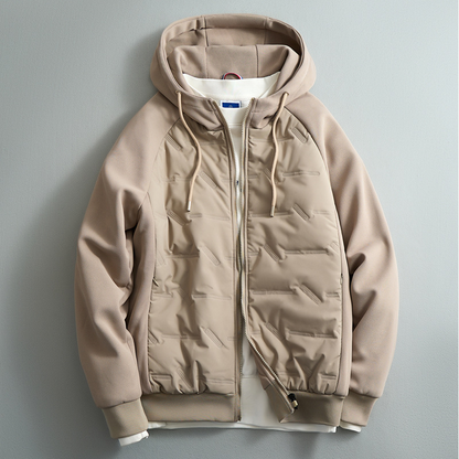 Gentrober Jacket with Hoodie - Stylish Zip-Up Outerwear