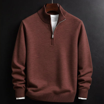 Gentrobe Zipper Neck Pullover Sweater
