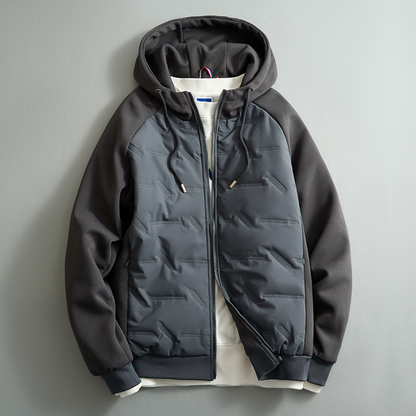 Gentrober Jacket with Hoodie - Stylish Zip-Up Outerwear