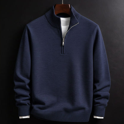 Gentrobe Zipper Neck Pullover Sweater