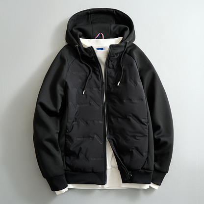 Gentrober Jacket with Hoodie - Stylish Zip-Up Outerwear