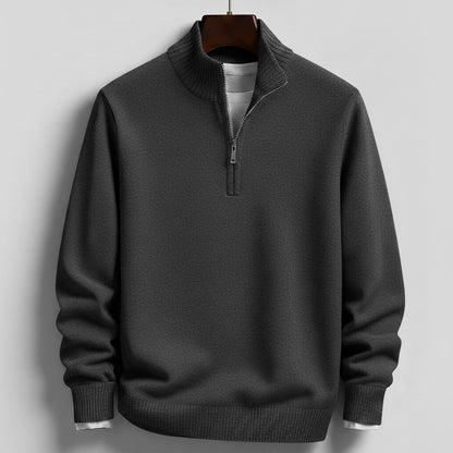 Gentrobe Zipper Neck Pullover Sweater